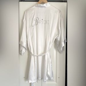 New VS Bride robe & hanger, Victoria’s Secret robe, bridal gifts, wedding gift